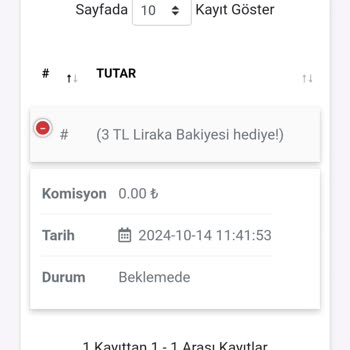 Ödeme Sorunu: Liraka'da Kazandığım Parayı Alamıyorum