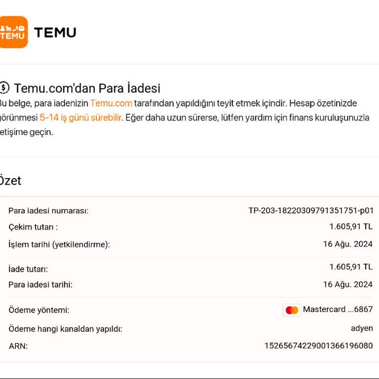İade Sürecinde Garanti Bankası Sorunu