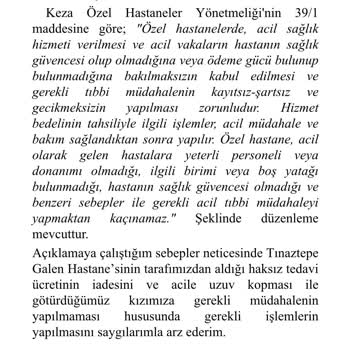 Acil Durumda Ücretsiz Müdahale Eksikliği