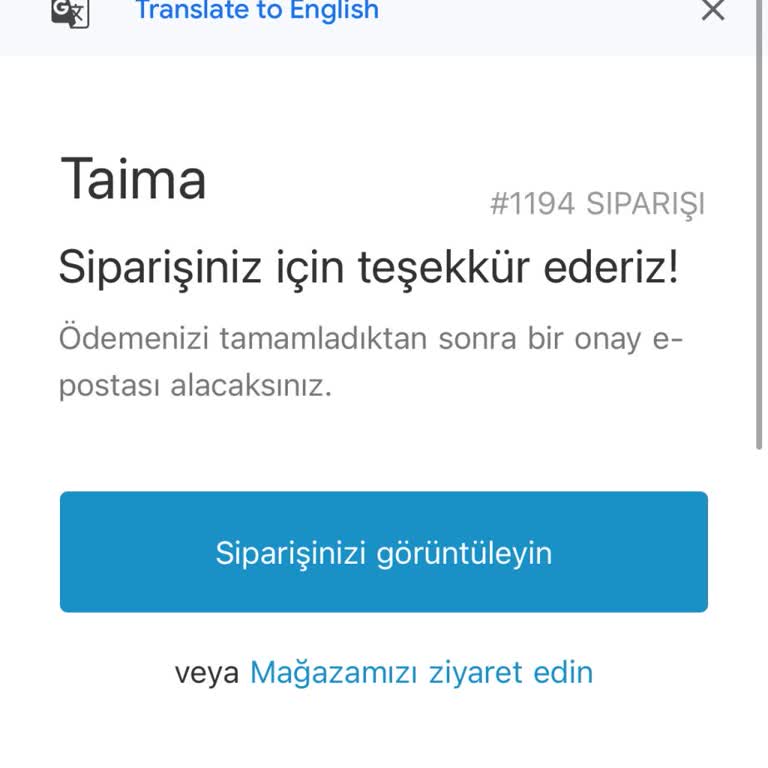 Siparişim Neden Gönderilmiyor?