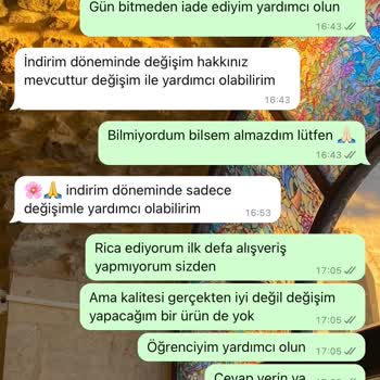 İade Talebine Olumsuz Yanıt Ve Ek Ücret Talebi