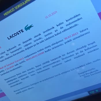 Lacoste Cüzdan Boya Ve Deri Kusması Sorunu