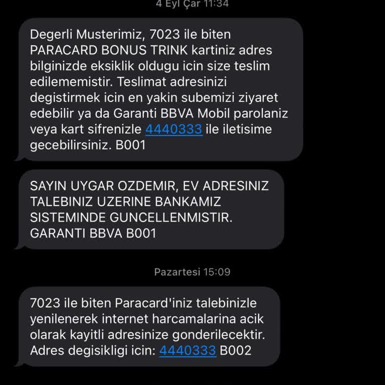 Paracard Teslimat Sorunu Ve Müşteri Hizmetlerine Ulaşamama