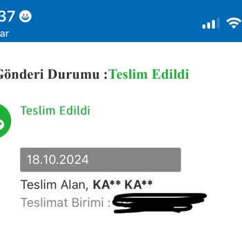 Yanlış Adrese Teslimat Ve İletişim Sorunu