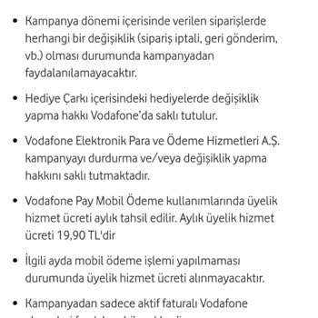 Vodafone Kampanya İadesi Mağduriyeti