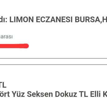 Eczanede Fahiş Fiyatla Karşılaşma