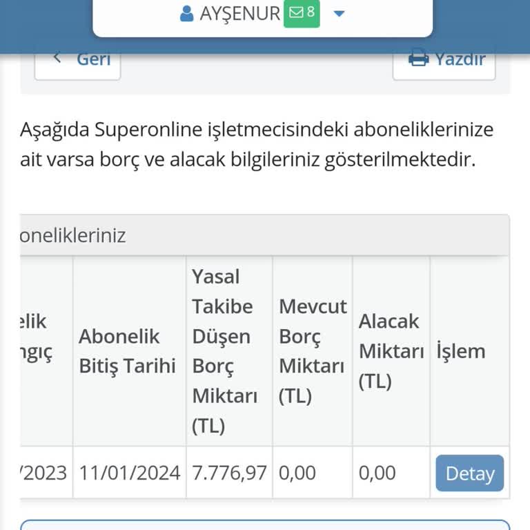 Kullanmadığım İnternet İçin Ücret Ve İcra Takibi Şoku