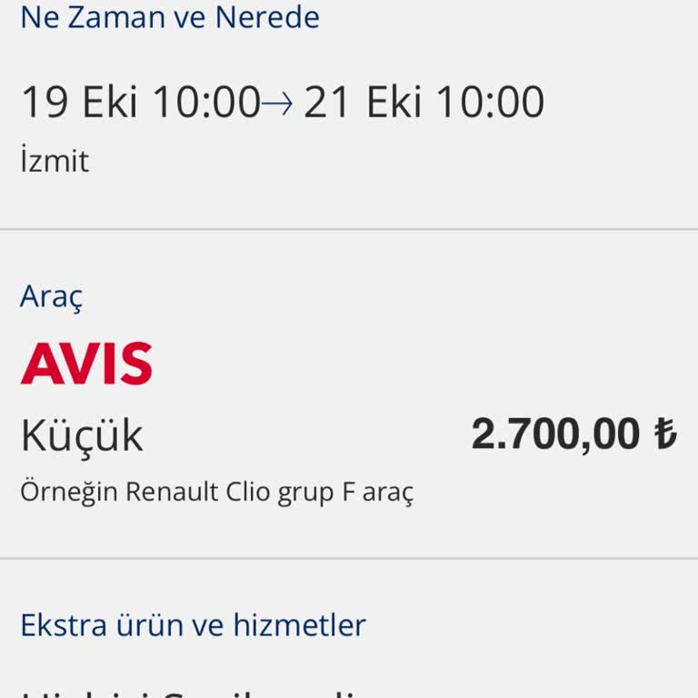 Avis Rezervasyon İptalinde Çile: Hizmet Yok, İade Yok!