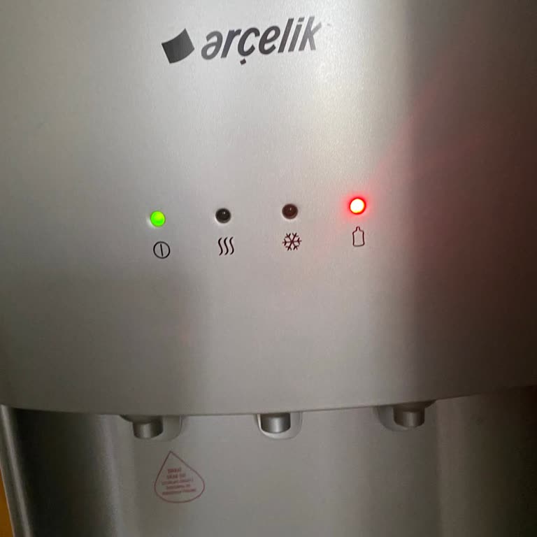 Arçelik Su Sebili Kırmızı İkaz Sorunu