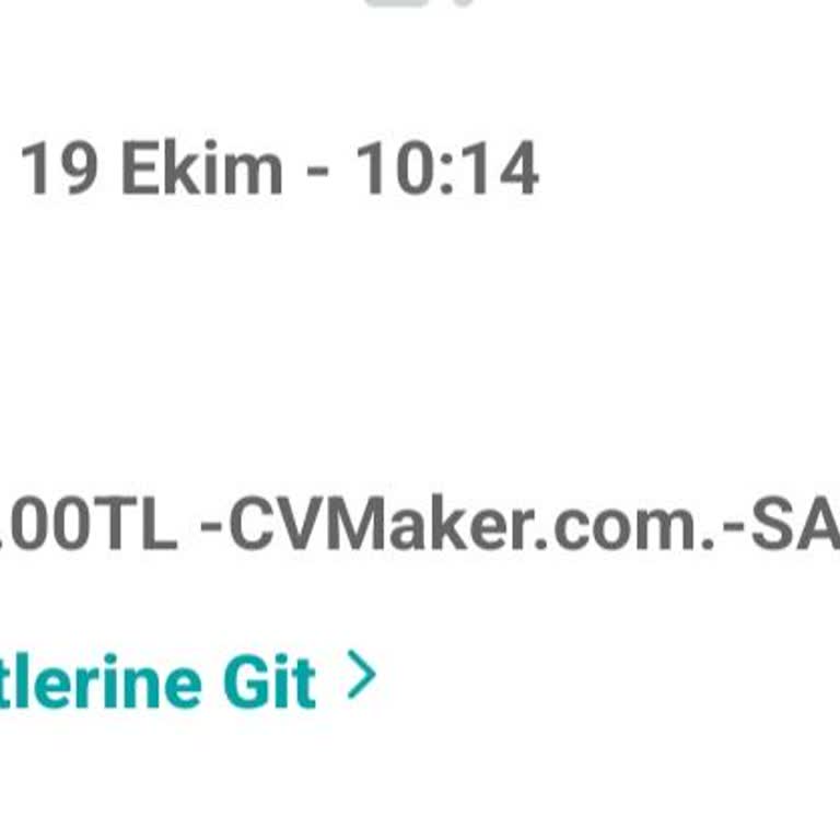CV Maker Üyelik Ücreti Şoku Ve İade Talebi