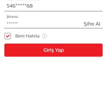 Uygulamaya Erişim Ve Bakiye Sorunu