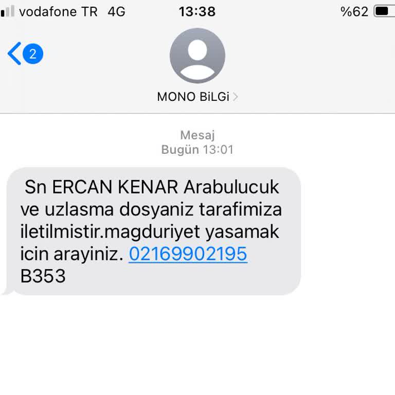 Asılsız Mesajlarla Karşı Karşıya Kalarak Mağduriyet Endişesi