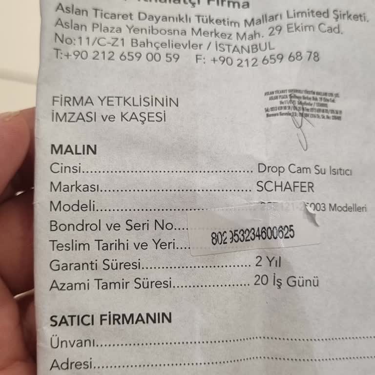 İade Edilmeyen Kusurlu Ürün Sorunu
