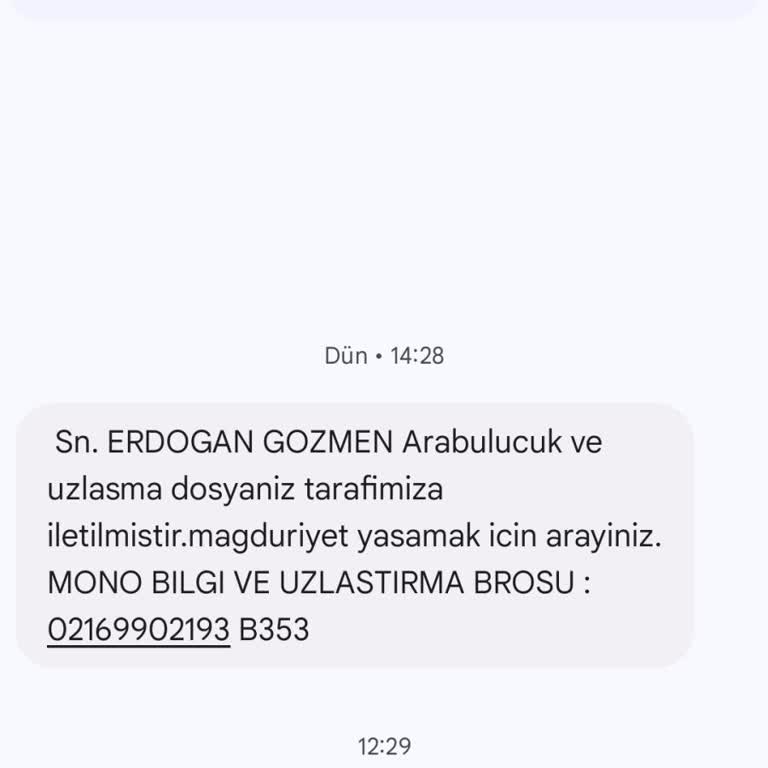 Yanıltıcı Mesajlarla Mağduriyet Tehdidi