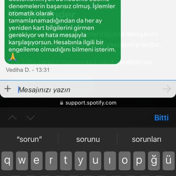 Spotify'da Ödeme Sorunu Çözülemiyor