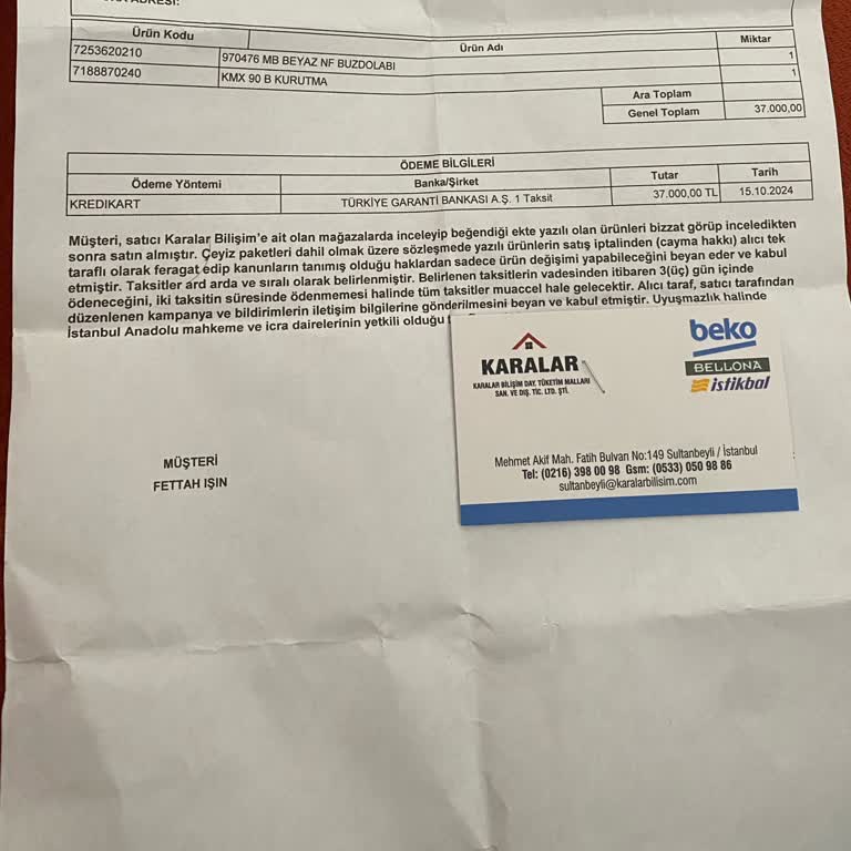 Teslimat Sorunlarıyla Boğuşuyorum