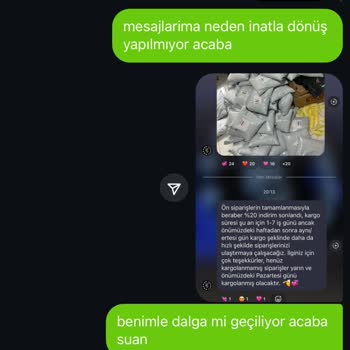 Sipariş İptali Ve İade Talebime Yanıt Alamıyorum