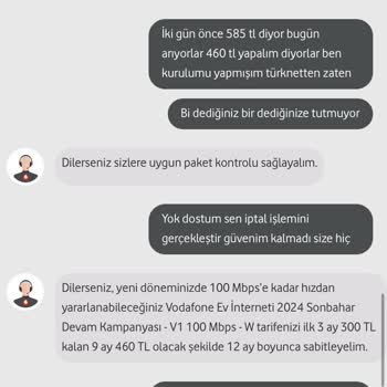 Vodafone'un Tutarsız Teklifleri Güven Sarsıyor