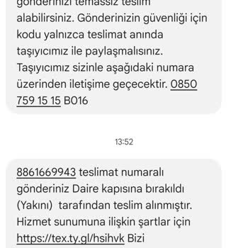 Yanlış Kişiye Gönderilen Sipariş Bilgileri Ve Ulaşılmayan Müşteri Hizmetleri