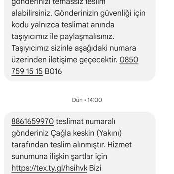 Yanlış Kişiye Gönderilen Sipariş Bilgileri Ve Ulaşılmayan Müşteri Hizmetleri