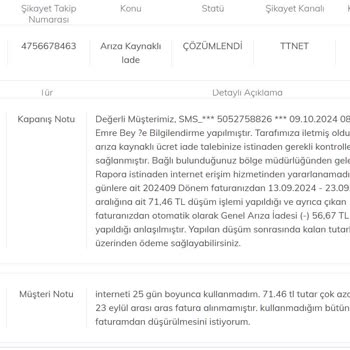 İnternet Hizmetinde Sürekli Kesinti Ve Yetersiz Müşteri Desteği