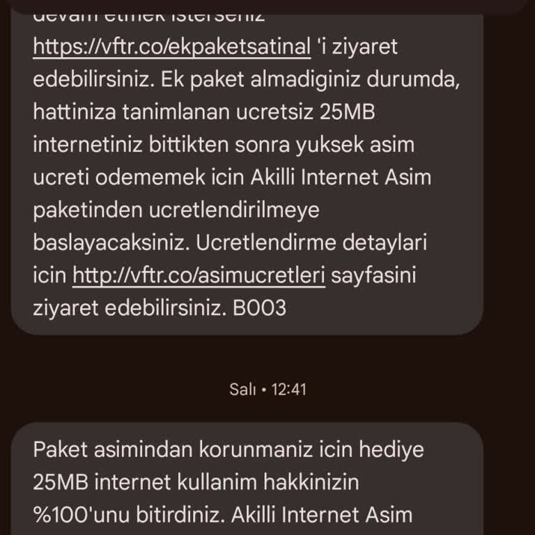 İzinsiz İnternet Paketi Yüklemesi