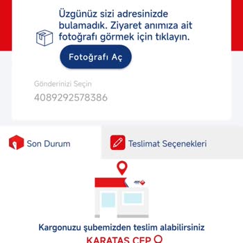 Aldatıcı Teslimat Mesajı Ve Yanıltıcı Kurye Görseli