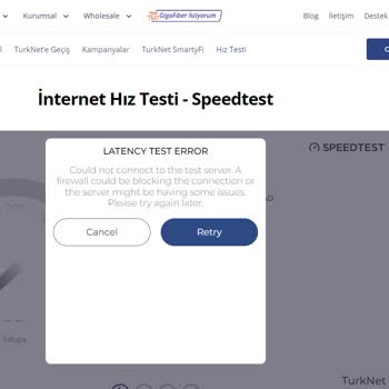TurkNet İnternet Bağlantı Sorunları