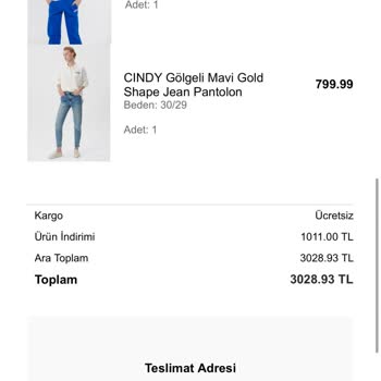 Mavi Mağazasında Müşteri Hizmetleri Ve Ürün Kalitesi Sorunu