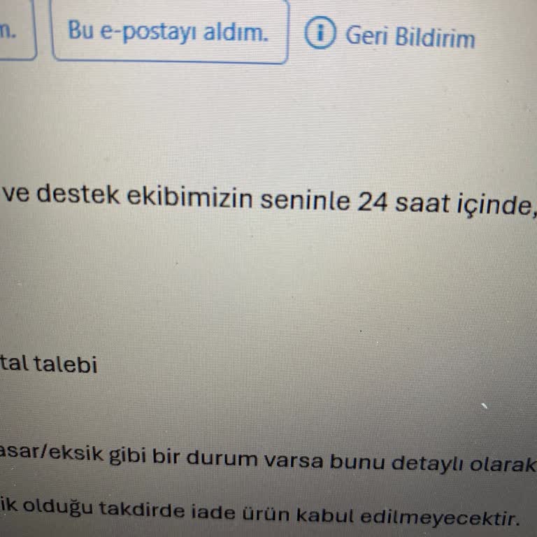 Vivense'den İptal Talebine Yanıt Alamıyorum
