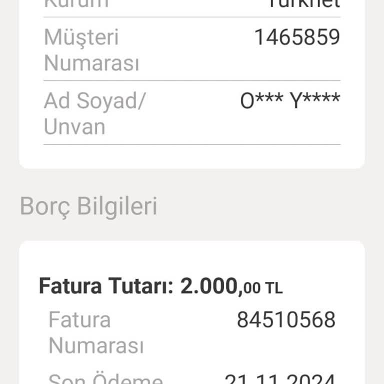 İptal Edilen Hizmet İçin Beklenmedik Fatura Şoku