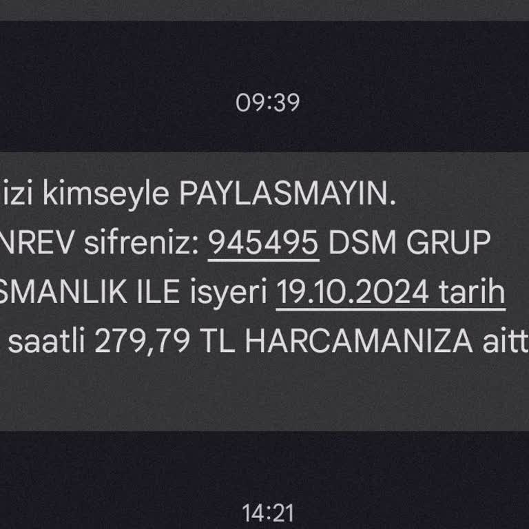 Kartımdan İzinsiz Para Çekme Girişimi