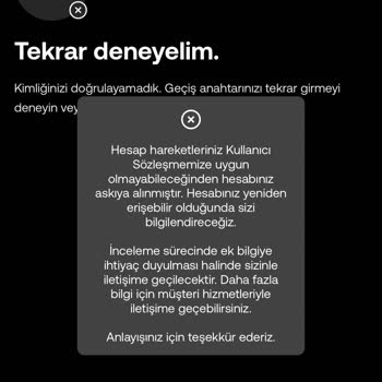 Hesap Askıya Alındı: Acil Çözüm Ve İade Talebi