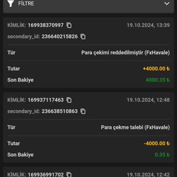 Kazancım Silindi, Ödeme Yapılmıyor