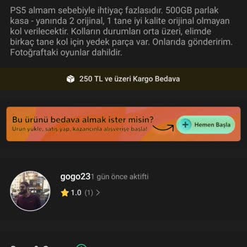 PlayStation 4 Siparişim Hâlâ Kargoya Verilmedi