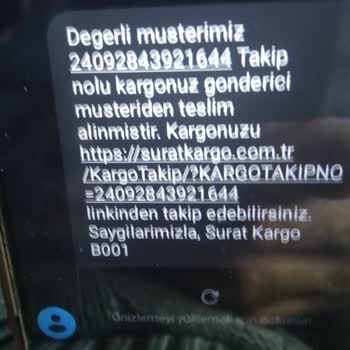 Silivri Şubesi'nde Kargo Teslimat Sorunu