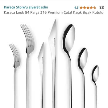 Karaca Bıçak Ve Yemek Setlerinde Paslanma Sorunu
