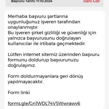 Yanıltıcı İş İlanı Ve Gizli Veri Talebi