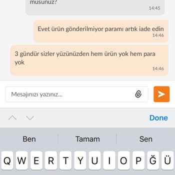 Trendyol GO'da Teslimat Ve İade Sorunu