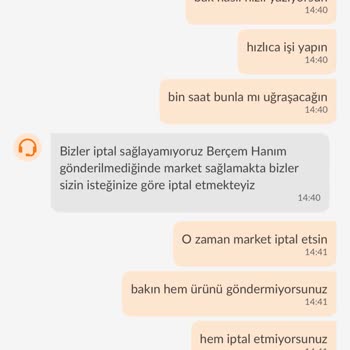 Trendyol GO'da Teslimat Ve İade Sorunu