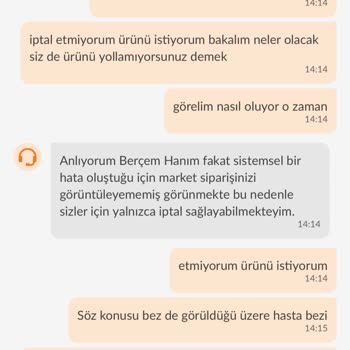 Trendyol GO'da Teslimat Ve İade Sorunu