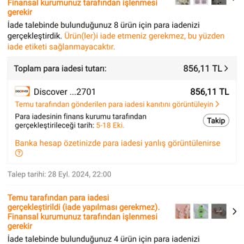 Yanlış Gelen Siparişler Ve İade Sorunu