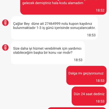 TurkNet İndirim Kodu Gönderilmiyor