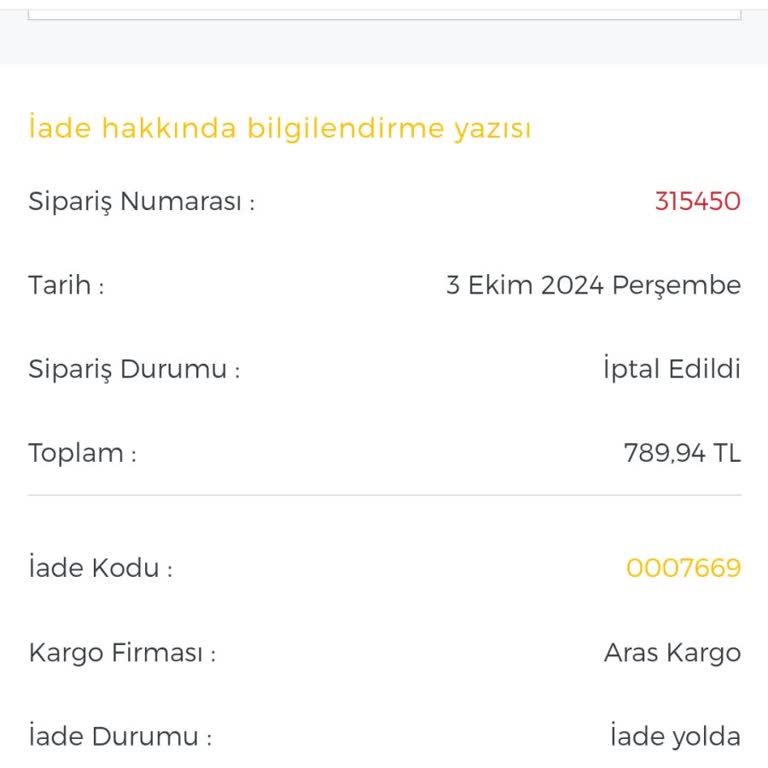 İade Sürecinde Yaşanan Sorunlar Ve İletişim Eksikliği