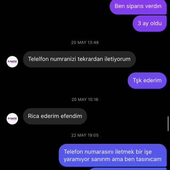 Bir Yıldır Beklenen Ürün Ve Cevapsız Mesajlar