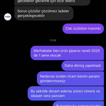 Bir Yıldır Beklenen Ürün Ve Cevapsız Mesajlar