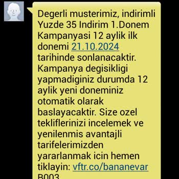 Vodafone'un Taahhüt İhlali Ve Fahiş Ücretler