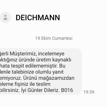 Dayanıksız Ayakkabı Ve Yetersiz Müşteri Hizmeti