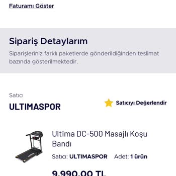 Teknosa'dan Alınan Koşu Bandı Fatura Sorunu Nedeniyle Tamir Edilmiyor