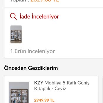 Trendyol Ve Kzy Mobilya'dan Hasarlı Ürün Ve Yetersiz Çözüm